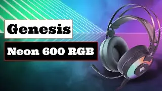 Genesis Neon 600 RGB Gaming Headset Wired - Sound Meant for Gaming