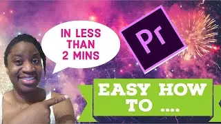 create motion from a still image|Premier pro tips and tricks| In under 2 mins