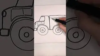 Drawing truck 🚛 Ideas for drawing