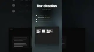 css flex direction property #youtubeshorts #shortsfeed #css #programming #shortsvideo