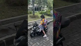 SAMANTHA NAIK MOTOR KE SEKOLAH ‼️ 