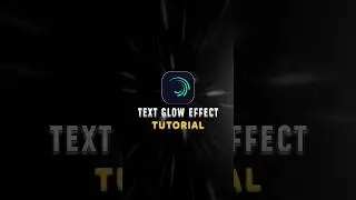 alight motion text glow effect tutorial #alightmotion #videoediting #shorts