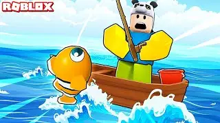 Roblox'ta En Büyük Balığı Yakaladım! 🐟 | Efsane Balık Tutma Oyunu