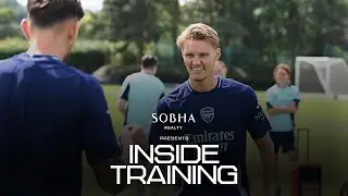 PRE-SEASON DAY TWO | INSIDE TRAINING | Odegaard, Timber, Partey and White step up their preparations