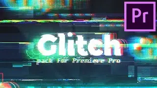 Glitch Transition Pack ( MOGRT ) ▶▷ Premiere Pro Trends ◁◀