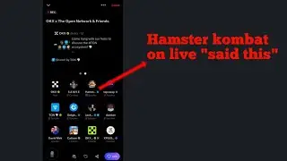 Hamster kombat on live said this.Hamster kombat new update, buy skin and key options daily combo