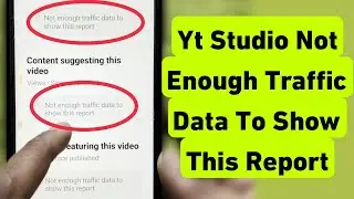 Yt Studio Me Not Enough traffic data to show this report Kyon Aata Hai