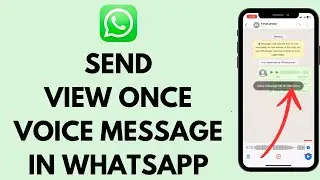 How to Send One Time View Voice Messages on WhatsApp (2024)