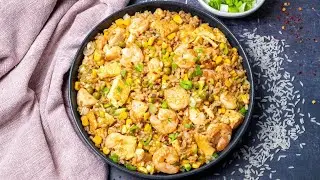 Chicken Shrimp Fried Rice