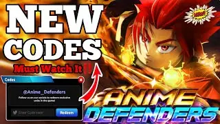 🔥NEW🔥 WORKING CODES For Anime Defenders 10th August 2024 - Codes Anime Defenders Roblox 2024