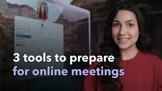 Prepare for your online meetings with these 3 tools with @MarinaTech