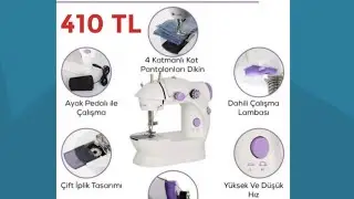 410 TL'ye Süper Dikis Makinesi