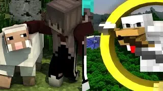 Бесконечная ферма яиц, пчёл, шерсти в Minecraft PE!