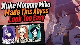 Easiest Spiral Abyss Run Ever! Yae Miko Nuke Comp Showcase - Genshin Impact Yae Miko Hype