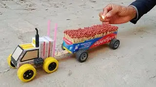 How To Make Matchbox Truck At Home - DIY Mini Loader Truck Gadi - Homemade Inventions