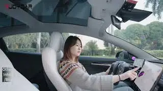 Tesla Model Y Electric Smart Auto Door Handle Reduction Gear Colorful Handlebar with LED