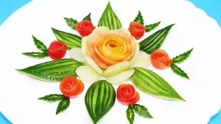 Beautiful Flower Garnishing For Food Decorations