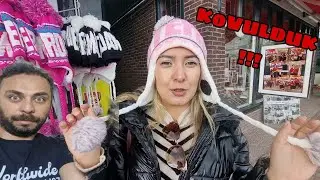 HOLLANDA VLOG ! MAĞAZADAN KOVULDUK !!