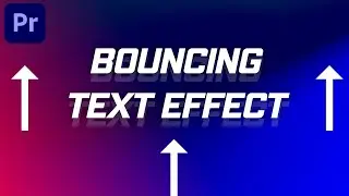 How to Create the Bouncing Text Effect | Moamen Tutorials