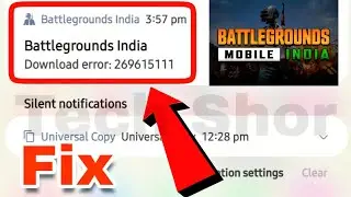Battlegrounds India Download Error: 269615111 Notification Problem Solve