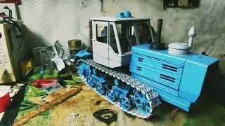Трактор т 150 на гусеницах на 80% готов всем привет масштаб 1 к 10