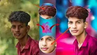 PicsArt Oil Pant Face Smooth Photo Editing || PicsArt Editing Background Colour Change Photo Editing