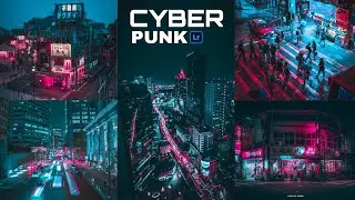 Night CyberPunk Photography Editing | Lightroom Presets | Night Preset