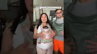 The reality of being new parents #summervibes #pov #baby #parenting