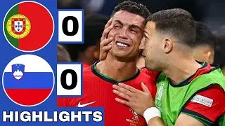 🔴Portugal vs Slovenia (0-0) Extended HIGHLIGHTS | EURO 2024 Round Of 16!