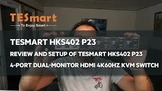 [EN] Review and setup of TESmart HKS402 P23 - 4-Port Dual-Monitor KVM Switch