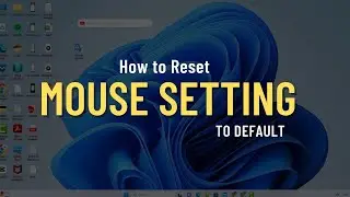 How to Reset Mouse Settings to Default in Windows ✅