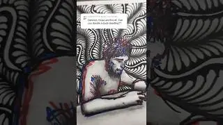 A doodle of a dude doodling a doodle ✍️ 