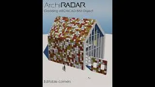 ARCHICAD Cladding BIM Object - Cladding Option Corners A