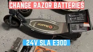 How to Replace Razor Scooter Batteries EASY (e175/e200/e300/e325)