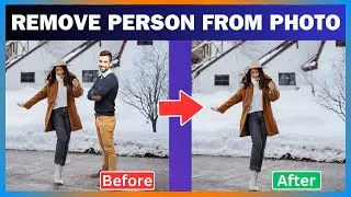How To Remove A Person From A Photo | Erase People From Picture