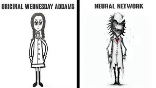 Neural network draw wednesday addams
