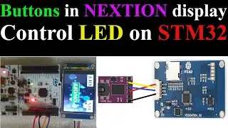 Buttons on Nextion Display || STM32 || Control LED