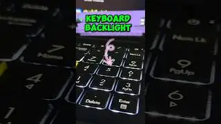 How to Turn on Keyboard Backlight #shorts
