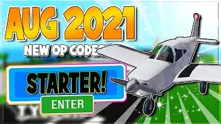 (AUGUST 2021) ALL *NEW* SECRET OP CODES!? Roblox Airport Tycoon