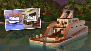 ПОБУДУВАЛА ЯХТУ В СІМС 4: з новими наборами  / BUILT A YACHT IN SIMS 4 with new kits