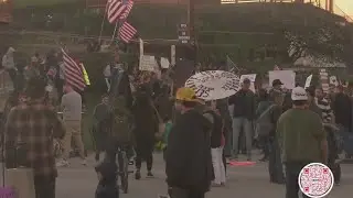 Vaccine mandate protest held near Golden Gate Bridge