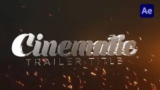 how to use after effects to create a unique cinematic effect Title