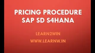 Pricing in SAP SD | Pricing Procedure sap | condition type in sap 
