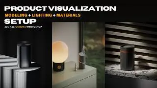 How To Create Photorealistic Product Visualization In 3ds max & Corona | 3D ASMR Tutorial (No Audio)