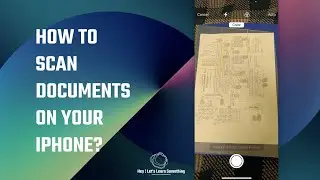 Scan documents with iPhone | NO third-party application #shorts