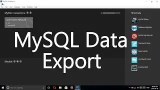 How to MySQL Data Export to SQL file | MySQL Workbench Tutorial (2020)