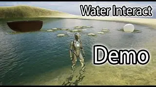 Water Interact System Unreal Engine 5 Demo