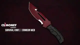 CS:GO | Survival Knife - Crimson Web