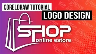 How To Make shop store typography logo template in Coreldraw | Coreldraw Tips & Tricks