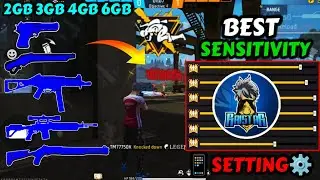 Free Fire Max Auto Headshot Trick 2024 Sensitivity ⚙️ 2gb, 3gb, 4gb Ram Headshot Sensitivity Setting